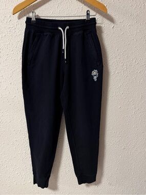 Women’s Goat Black Jogger Sweatpants with Drawstring